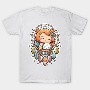 Dreaming of better days with this cute dreamcatcher vector T-Shirt